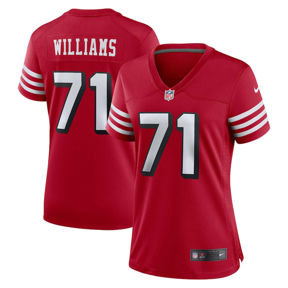 Women's San Francisco 49ers Trent Williams Game Jersey - Scarlet