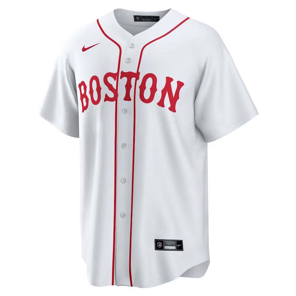 Youth Boston Red Sox Mookie Betts Replica Home Jersey - White